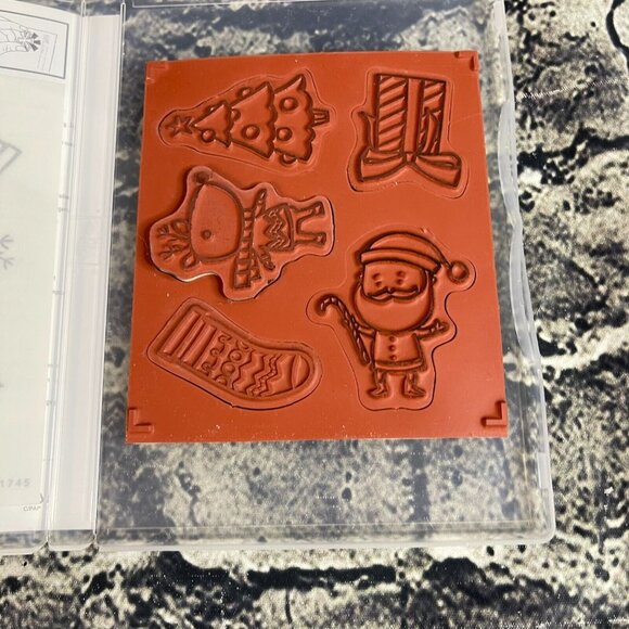 Stampin' Up! COLOR ME CHRISTMAS 5 piece Rubber Mount - Picture 6 of 9